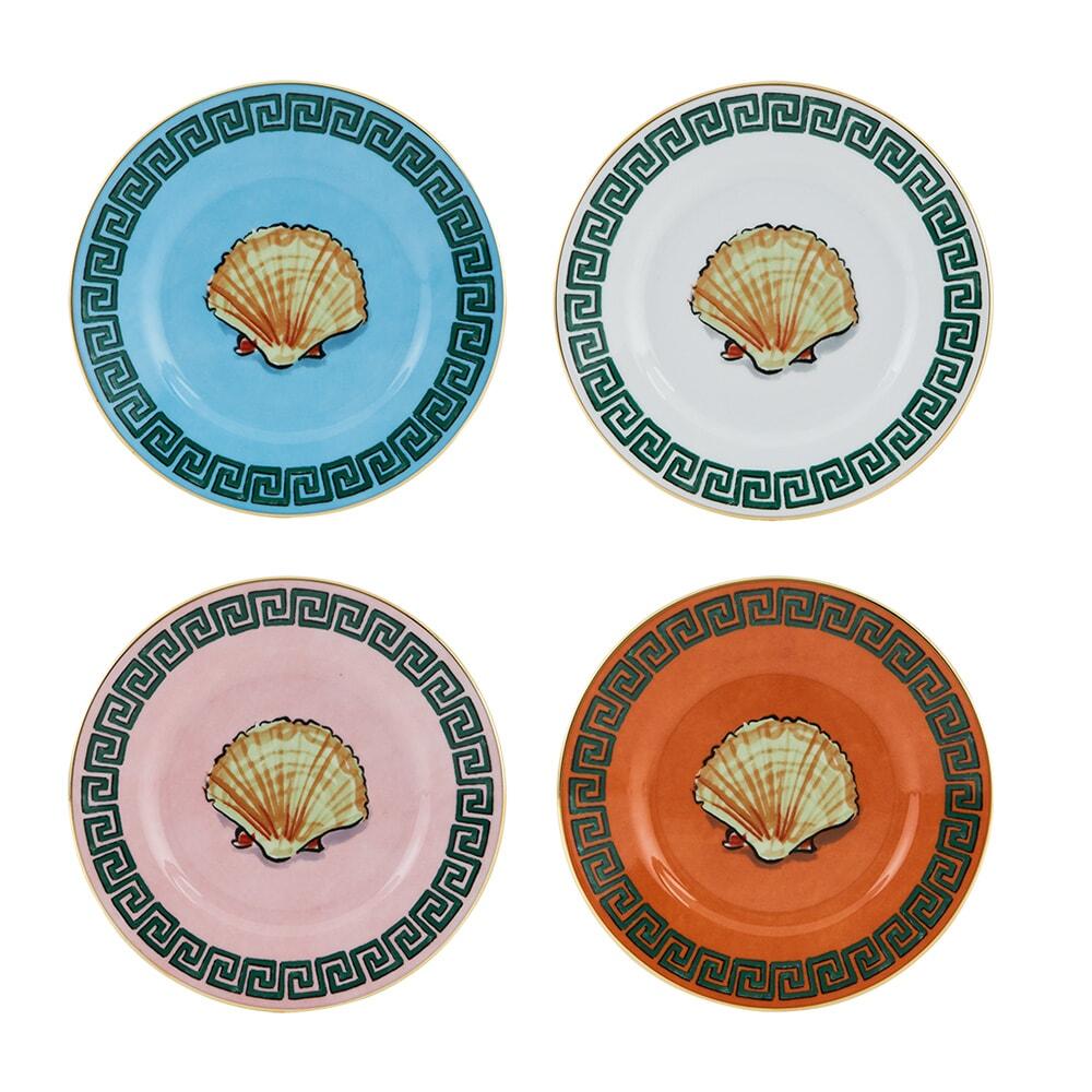 Ginori 1735 Il Viaggio di Nettuno Soup Plate in White Set of 2